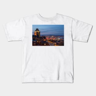 Quebec City Lights Kids T-Shirt